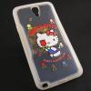 Силиконов калъф / гръб / TPU за Samsung Galaxy Note 3 Neo N7505 - прозрачен / Hello Kitty