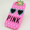 Силиконов калъф / гръб / TPU / PINK 3D за Apple iPhone 6 4.7" - розова ягода