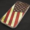 Силиконов калъф / гръб / TPU за Apple iPhone 5 / iPhone 5S - Retro American Flag