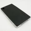 Силиконов гръб SPIGEN SGP Neo Hybrid за  Sony Xperia Z1 L39h - черен със сребрист кант