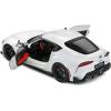 Метална кола Toyota GR Supra White 2023 Solido 1/18 