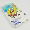 Силиконов калъф / гръб / TPU за Apple iPhone 6 4.7" - бял / Spongebob