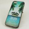 Силиконов калъф / гръб / TPU за Apple iPhone 5 / iPhone 5S - син / Summer Holidays