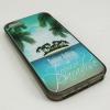 Силиконов калъф / гръб / TPU за Apple iPhone 5 / iPhone 5S - син / Summer Holidays