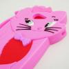 Силиконов калъф / гръб / TPU 3D за Sony Xperia M2 - розов / LOVECAT