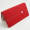Кожен калъф Flip тефтер Flexi със стойка D case за HTC Desire 510 - червен