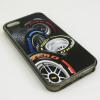 Силиконов калъф / гръб / TPU за Apple iPhone 5 / iPhone 5S - черен / гуми