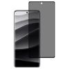 Privacy 5D full cover Tempered glass Full Glue screen protector стойка за Xiaomi Redmi Note 14 Pro Plus / Privacy Извит стъклен скрийн протектор с лепило от вътрешната страна за Xiaomi Redmi Note 14 Pro Plus - черен / прозрачен