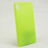 Ултра тънък силиконов калъф / гръб / TPU Ultra Thin за Sony Xperia M4 / M4 Aqua - зелен / блестящ