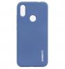 Луксозен силиконов калъф / гръб / Sammato Cover TPU Case за Samsung Galaxy A40 - син