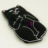 Силиконов калъф / гръб / TPU 3D за Apple iPhone 5 / iPhone 5S - Bad Cat / черен