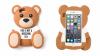 Силиконов калъф / гръб / TPU 3D Moschino Series за Apple iPhone 6 Plus / iPhone 6S Plus - Teddy Bear / кафяв