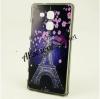 Силиконов калъф / гръб / TPU за Huawei Nova Smart - Айфелова кула / лилави цветя