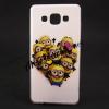 Силиконов калъф / гръб / TPU за Samsung Galaxy A3 A300F / Samsung A3 - бял / minions / миниьони