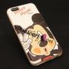 Силиконов калъф / гръб / TPU за Apple iPhone 6 / iPhone 6S - бял / Mickey Mouse