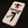 Силиконов калъф / гръб / TPU за Samsung Galaxy J5 / Samsung J5 J500 - бял / Ronaldo 7