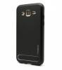 Луксозен твърд гръб MOTOMO ESM за Samsung Galaxy J5 / Samsung J5 - черен