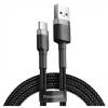 Оригинален USB кабел BASEUS Cafule Cable Type-C за зареждане и пренос на данни - черен