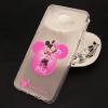 Силиконов калъф / гръб / TPU за Samsung Galaxy A3 2016 A310 - прозрачен / Minnie Mouse / мат