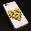 Силиконов калъф / гръб / TPU за Huawei Ascend P8 Lite / Huawei P8 Lite - бял / Миньони / Minions