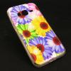 Силиконов калъф / гръб / TPU за Samsung Galaxy J3 - цветя