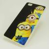 Силиконов калъф / гръб / TPU за Huawei Ascend P8 Lite / Huawei P8 Lite - черен / Minions / Миньони / Despicable me / Аз проклетникът