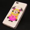 Силиконов калъф / гръб / TPU за Huawei Ascend P8 Lite / Huawei P8 Lite - Girl Minion / момиче миньон