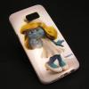 Силиконов калъф / гръб / TPU за Samsung Galaxy S7 Edge G935 - Smurfette