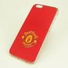 Твърд гръб за Apple iPhone 6 / iPhone 6S - червен / Manchester United