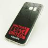 Твърд гръб за Samsung Galaxy S7 G930 - тъмно сив / Whatever I Love United