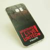 Твърд гръб за Samsung Galaxy S6 Edge G925 - тъмно сив / Whatever I Love United
