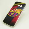 Твърд гръб за Samsung Galaxy S7 Edge G935 - FC Barcelona / цветен