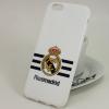 Силиконов калъф / гръб / TPU за Apple iPhone 6 / iPhone 6S - Real Madrid / бял