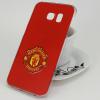 Твърд гръб за Samsung Galaxy S6 Edge G925 - червен / Manchester United