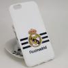 Силиконов калъф / гръб / TPU за Apple iPhone 6 / iPhone 6S - Real Madrid / бял