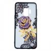 Силиконов калъф / гръб / TPU за Samsung Galaxy S9 G960 - лилава  роза / цветя