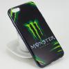 Луксозен ултра тънък силконов калъф / гръб / TPU Ultra Thin за Apple iPhone 5 / iPhone 5S / iPhone SE - Monster / energy