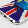 Луксозен ултра тънък силконов калъф / гръб / TPU Ultra Thin за Apple iPhone 6 / iPhone 6S - British Flag / Minion