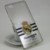 Твърд гръб за Huawei Ascend P8 Lite / Huawei P8 Lite - сив / Real Madrid