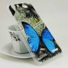 Силиконов калъф / гръб / TPU за Lenovo Vibe K5 / Vibe K5 Plus / A6020 - сив / синя пеперуда