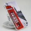 Силиконов калъф / гръб / TPU за HTC Desire 526G - Telephone in London / сив