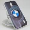 Силиконов калъф / гръб / TPU за Huawei Ascend Y625 - сив / BMW