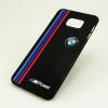 Ултра тънък силиконов калъф / гръб / TPU Ultra Thin i-Zore Case за Samsung Galaxy S6 Edge+ G928 / S6 Edge Plus - BMW / MPower / черен с червено и синьо райе