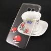 Твърд гръб за Samsung Galaxy S7 Edge G935 - прозрачен / Pokemon Ball