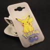 Силиконов калъф / гръб / TPU за Samsung Galaxy J5 J500 - бял / Pokemon / Pikachu / мат