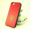 Силиконов калъф / гръб / TPU за Apple iPhone 5 / iPhone 5S / iPhone SE - червен / Manchester United