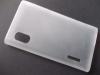 Ултра тънък силиконов калъф / гръб / TPU за LG Optimus L5 E610 - прозрачен / матиран