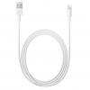 USB кабел за Apple iPhone 5 / iPhone 6 / iPhone 7 - бял / 2 метра
