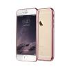 Ултра тънък силиконов калъф / гръб /  Shining Case заApple iPhone 6 Plus / iPhone 6S Plus - розово злато / прозрачен