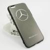 Луксозен твърд гръб за Apple iPhone 7 - Mercedes - Benz / черно с бяло